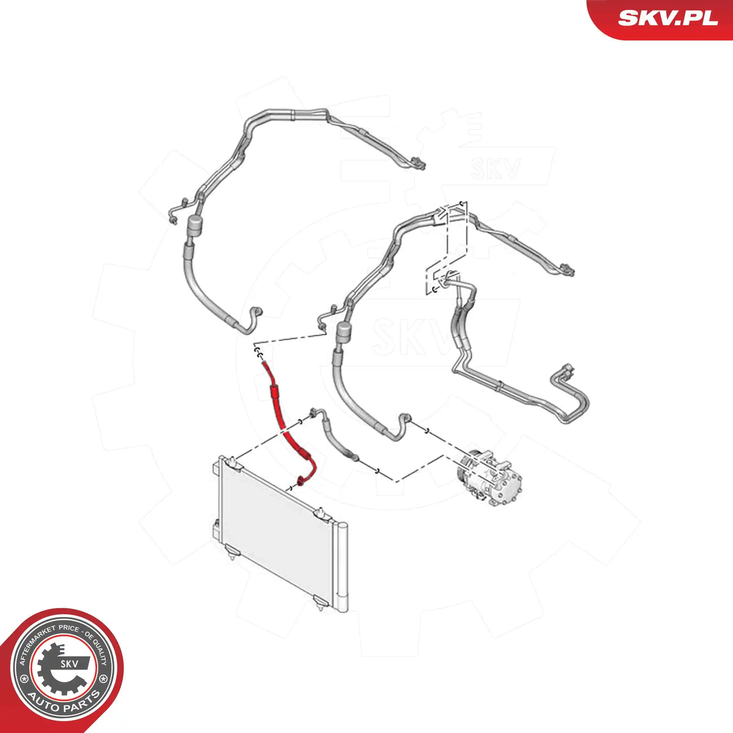 High/Low-pressure Line, air conditioning
